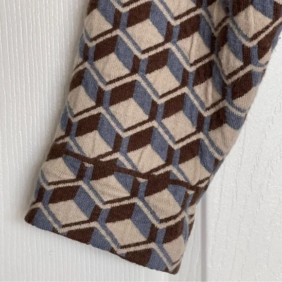 Mango Striped Geometric Jacket - Picture 8 of 10